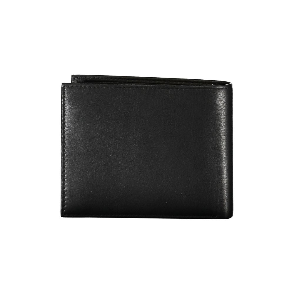 Guess Jeans Black Leather Wallet Guess Jeans