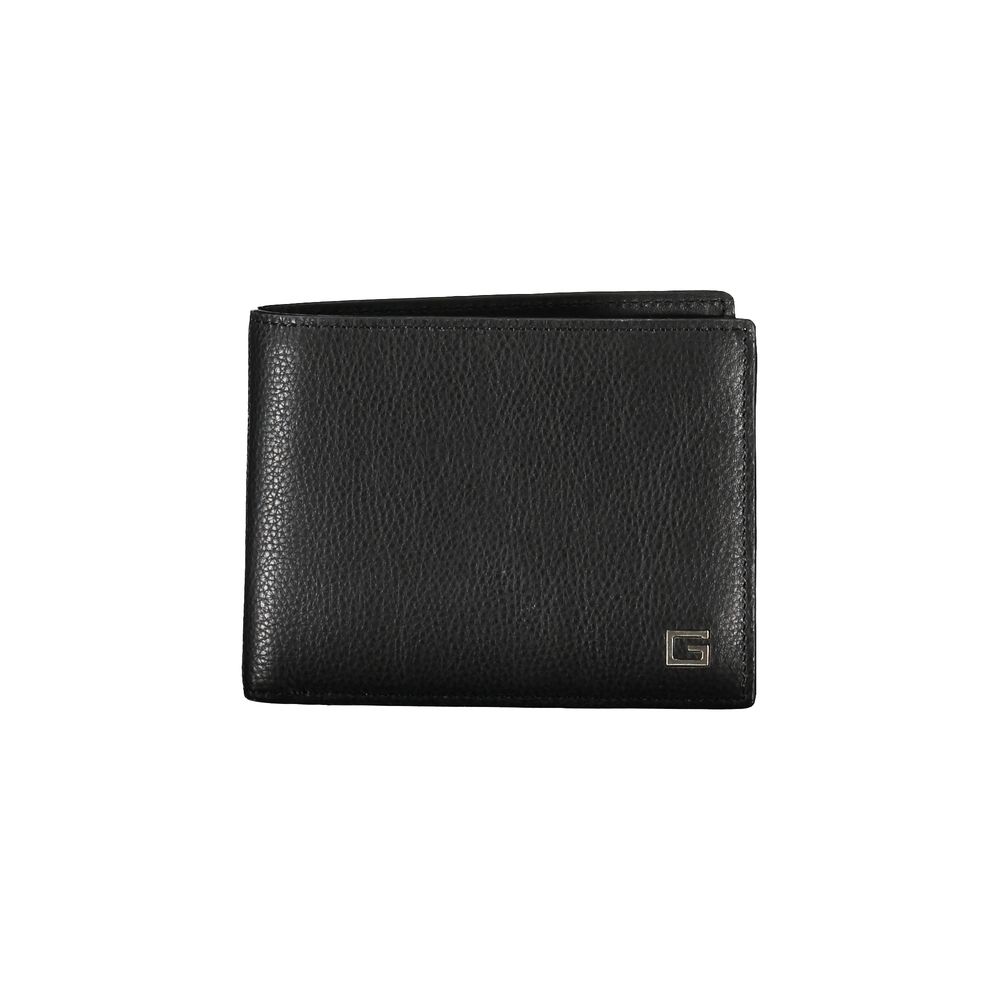 Guess Jeans Black Leather Wallet Guess Jeans