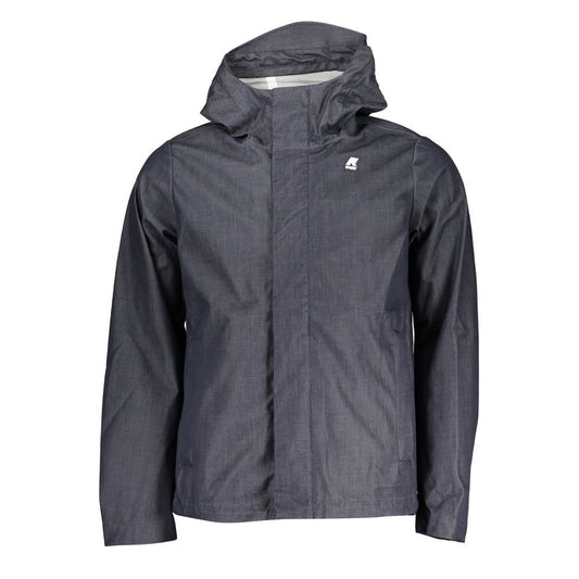 K-WAY Blue Cotton Jacket K-WAY