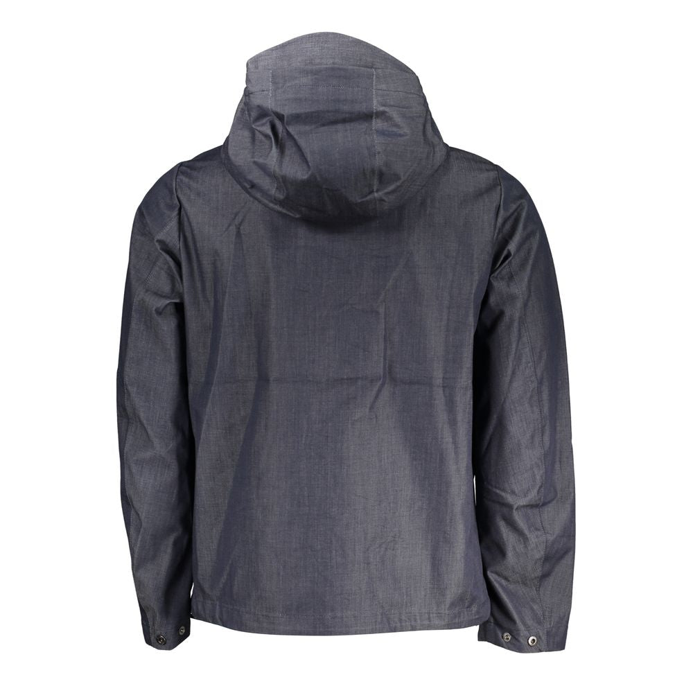 K-WAY Blue Cotton Jacket K-WAY