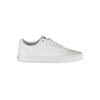 Vans Bianco women's polyurethane sneaker with white upper and rubber sole, casual athletic footwear for everyday wear.
