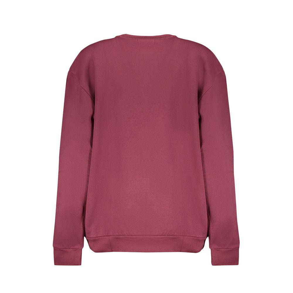 Cavalli Class Purple Cotton Sweatshirt Cavalli Class