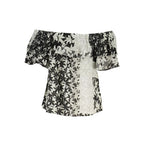 Desigual Bianco cotton women's T-shirt with a stylish design, soft fabric, and comfortable fit, ideal for casual wear.