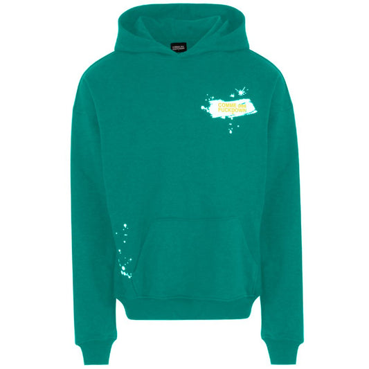 Comme Des Fuckdown Green Cotton Sweater Comme Des Fuckdown