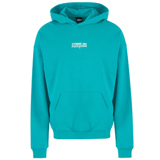 Comme Des Fuckdown Green Cotton Sweater Comme Des Fuckdown