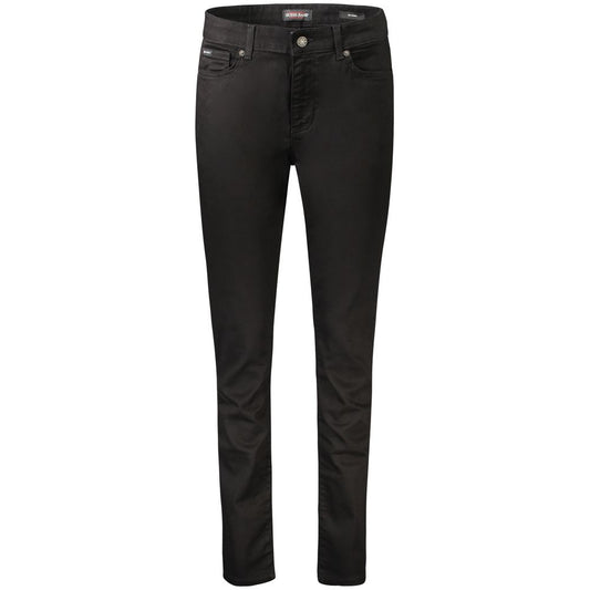 Guess Jeans Nero Cotton Women's Skinny Jean Guess Jeans