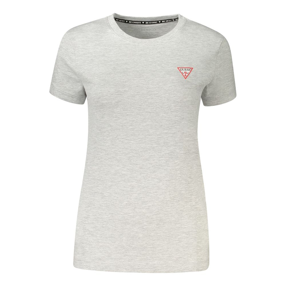 Guess Jeans Grigio Organic Cotton Women T-Shirt Guess Jeans