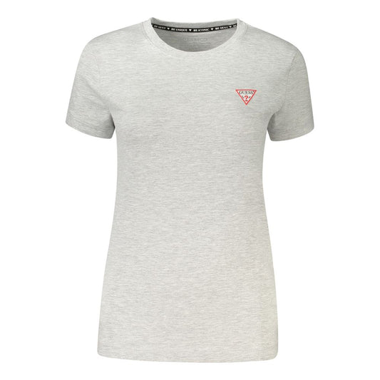 Guess Jeans Grigio Organic Cotton Women T-Shirt Guess Jeans