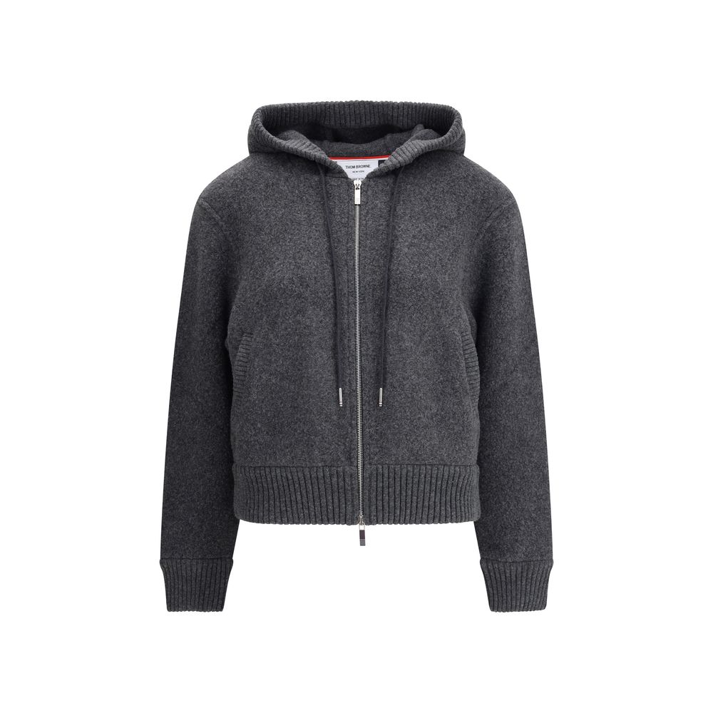 Thom Browne Gray Wool Sweatshirt Thom Browne