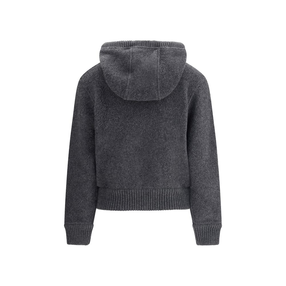 Thom Browne Gray Wool Sweatshirt Thom Browne