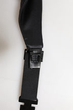 Dolce & Gabbana Black Men 100% Silk Belt Wide Waist Cummerbund