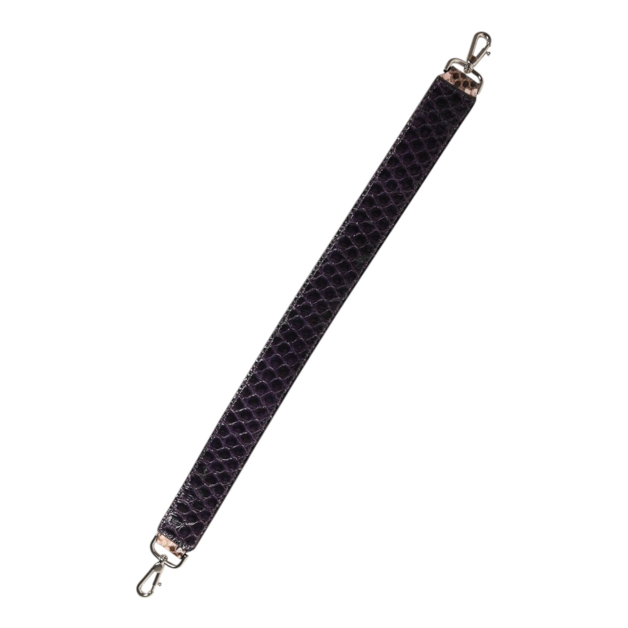 Dolce & Gabbana Brown Exotic Leather Handbag Accessory Shoulder Strap