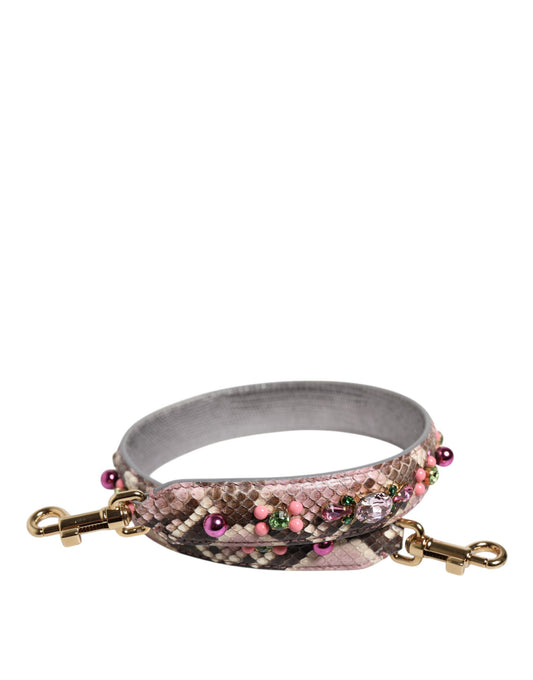 Dolce & Gabbana Multicolor Embellished Handbag Shoulder Strap Dolce & Gabbana