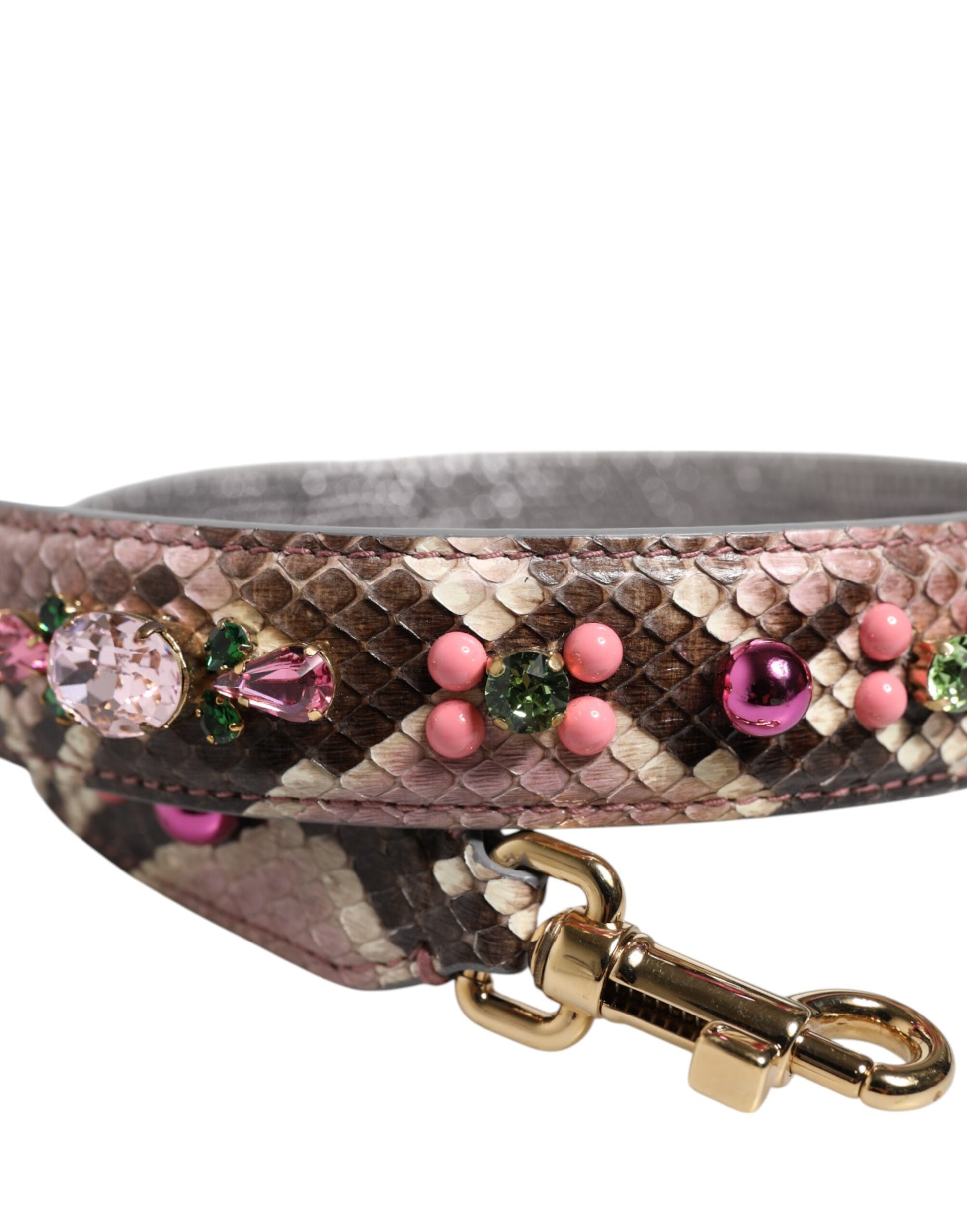 Dolce & Gabbana Multicolor Embellished Handbag Shoulder Strap Dolce & Gabbana