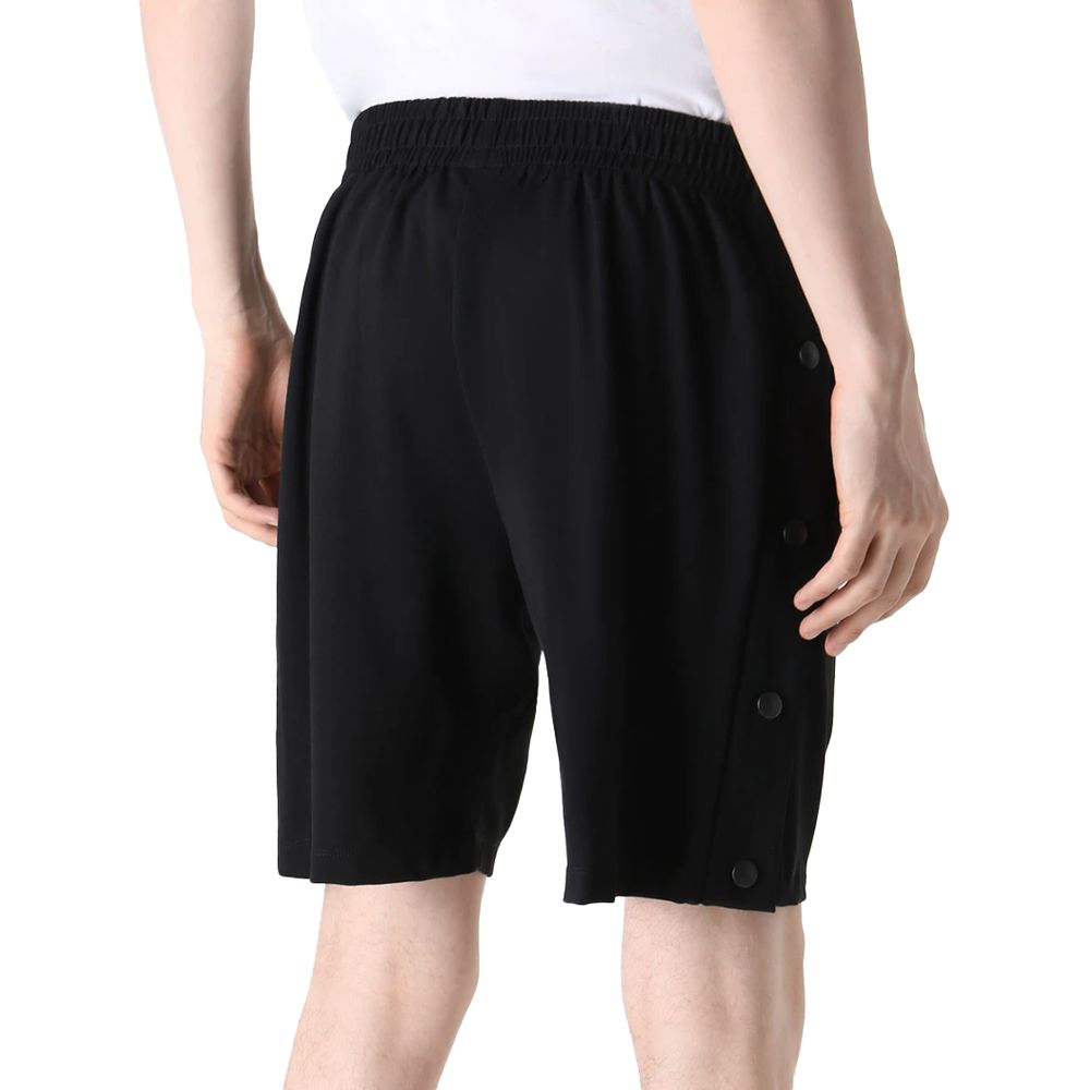 Comme Des Fuckdown Black Viscose Men Bermuda Short Comme Des Fuckdown