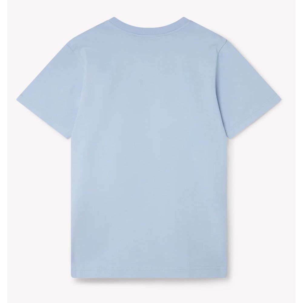 Casablanca Blue Cotton T-Shirt Casablanca