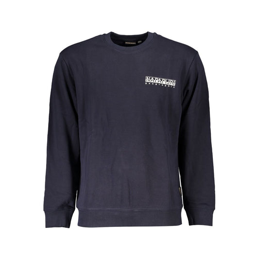 Napapijri Blue Cotton Sweater Napapijri