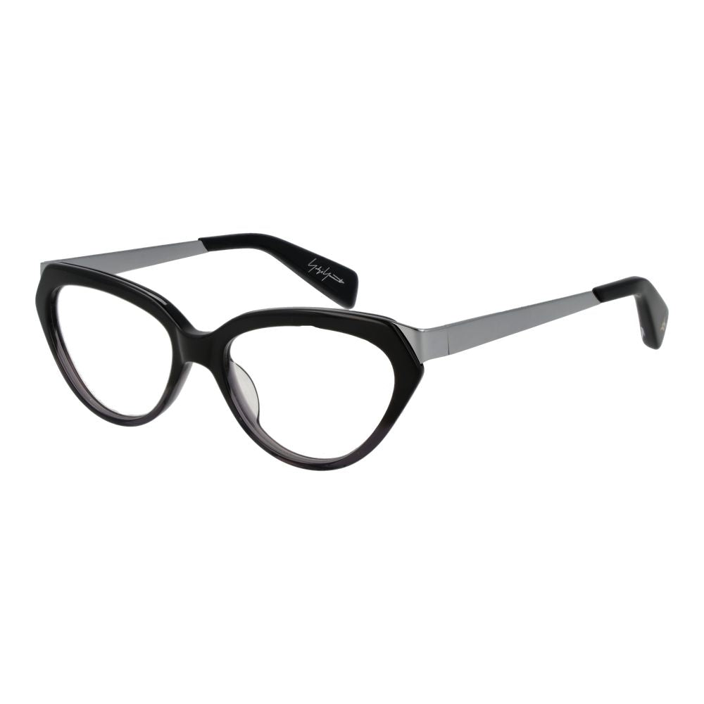Yohji Yamamoto Black Unisex Glasses Frame