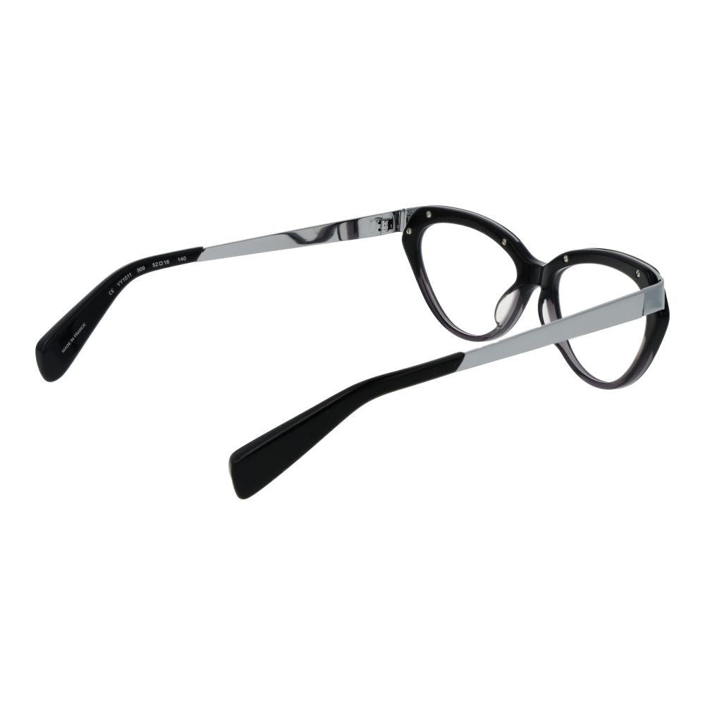 Yohji Yamamoto Black Unisex Glasses Frame