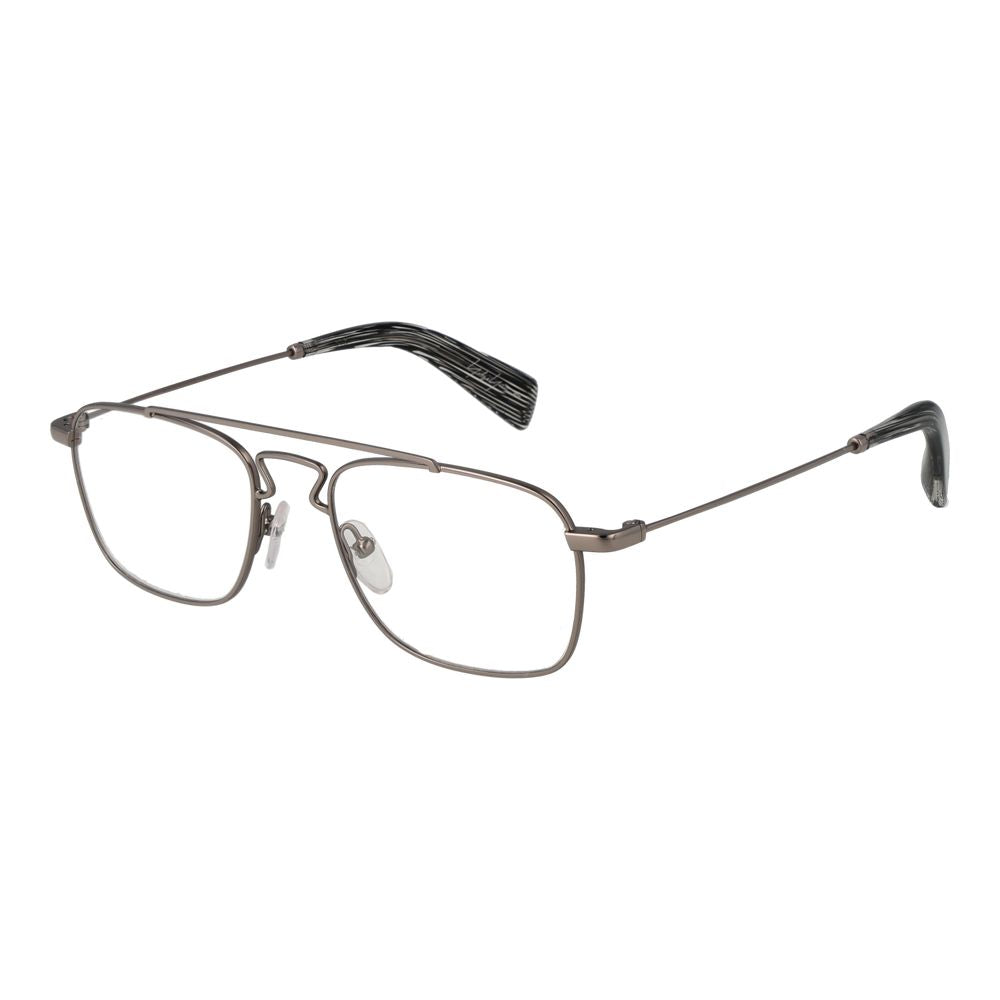 Yohji Yamamoto Silver Unisex Glasses Frame