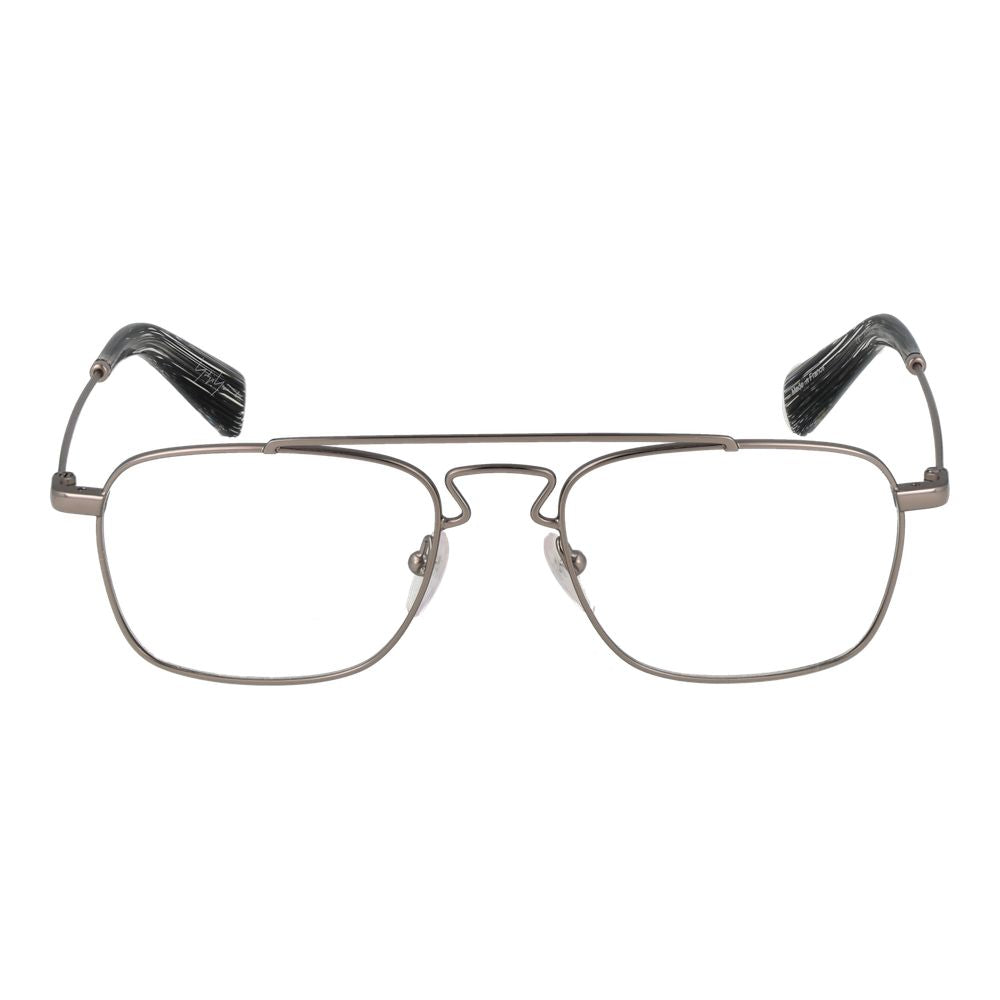 Yohji Yamamoto Silver Unisex Glasses Frame