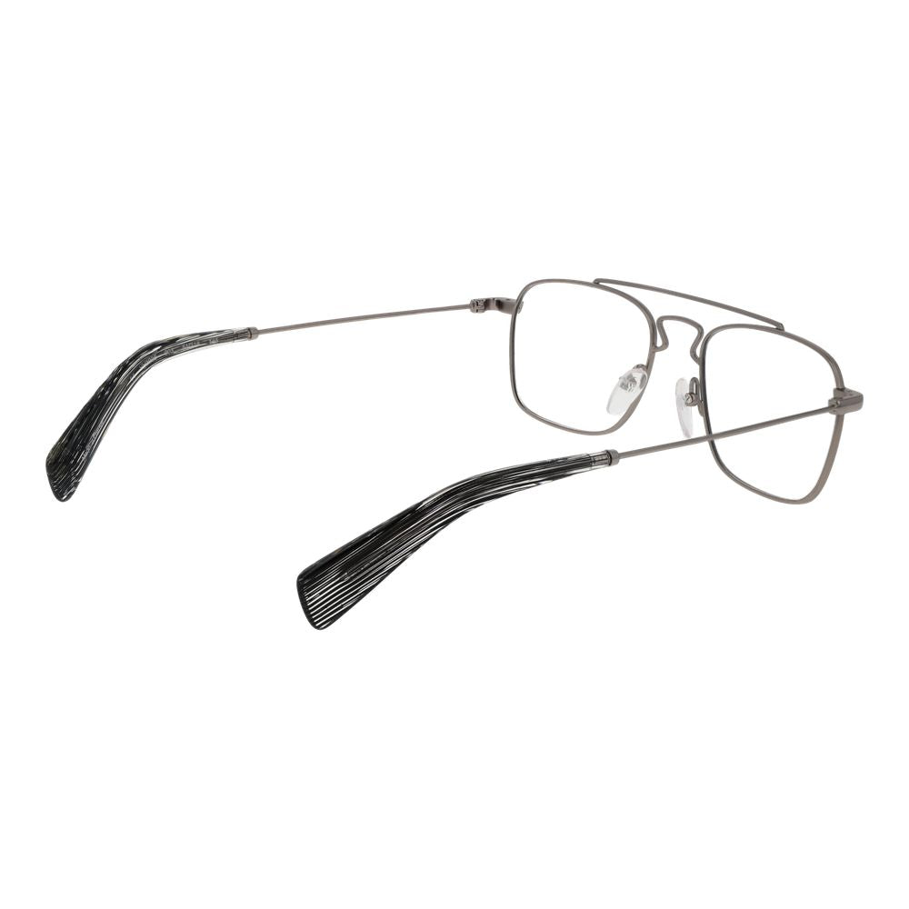 Yohji Yamamoto Silver Unisex Glasses Frame