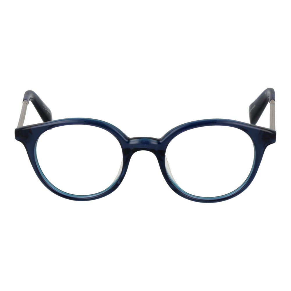Yohji Yamamoto Blue Unisex Glasses Frame
