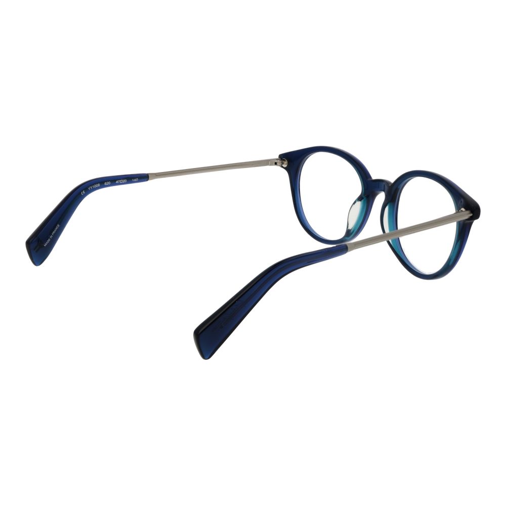 Yohji Yamamoto Blue Unisex Glasses Frame