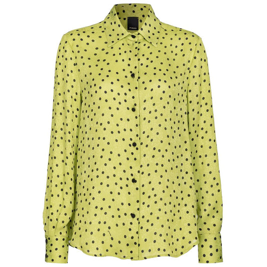 PINKO Green Polyester Shirt PINKO