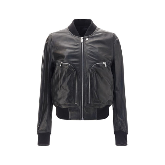 Rick Owens Bauhaus Flight Leather Jacket Rick Owens
