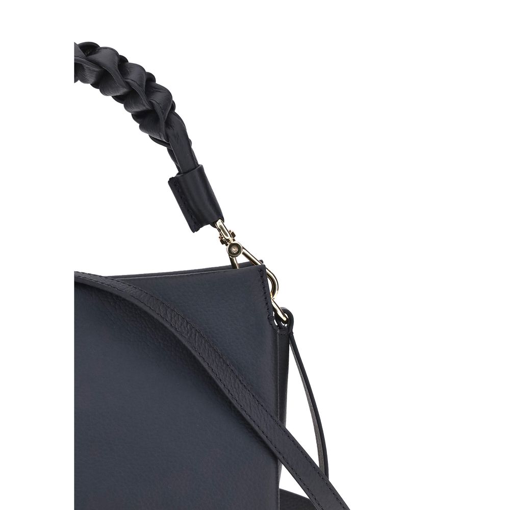 Coccinelle Black Calf Leather Bos Taurus Shoulder Bag