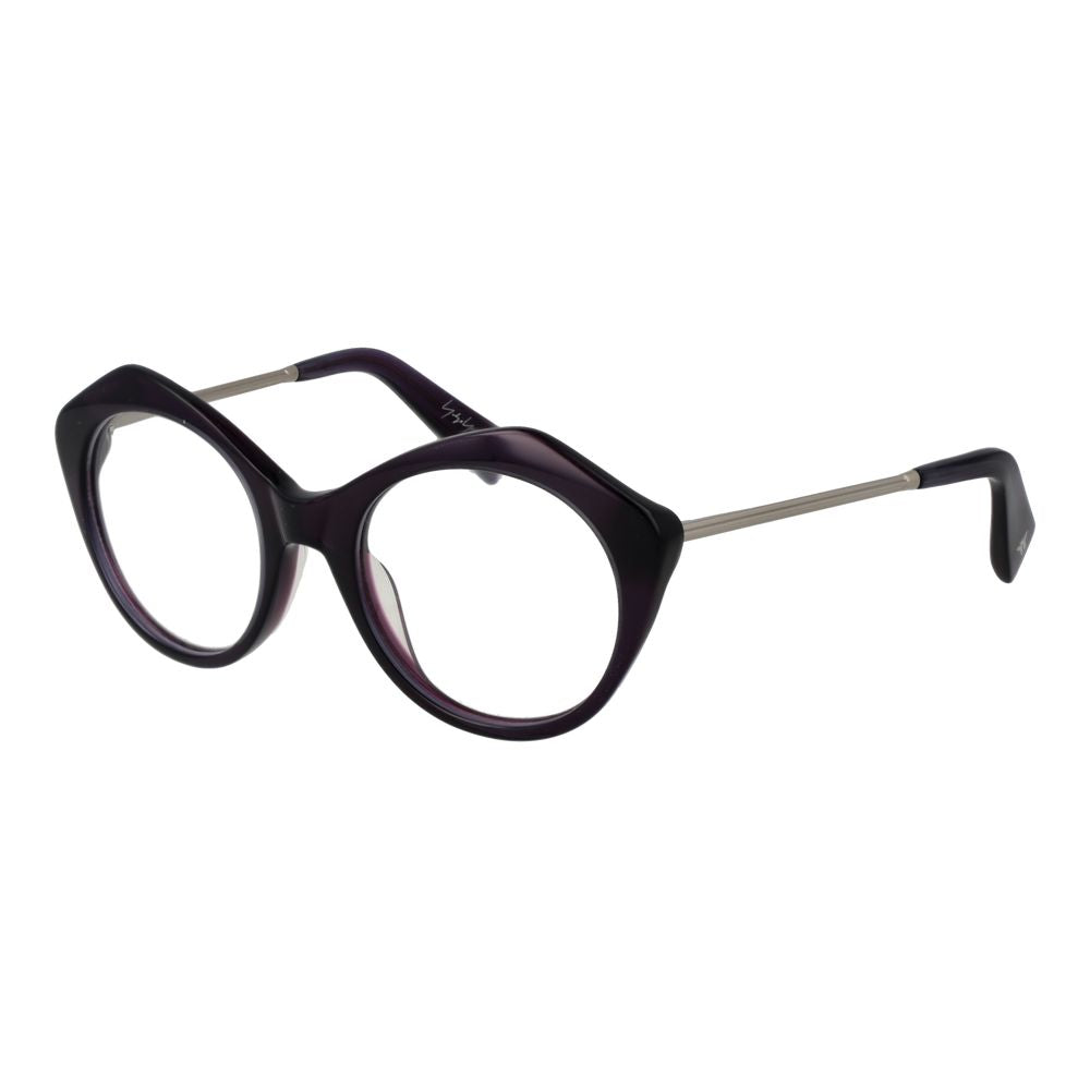 Yohji Yamamoto Purple Metal & Plastic Glasses Frames