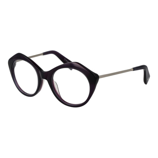 Yohji Yamamoto Purple Metal & Plastic Glasses Frames