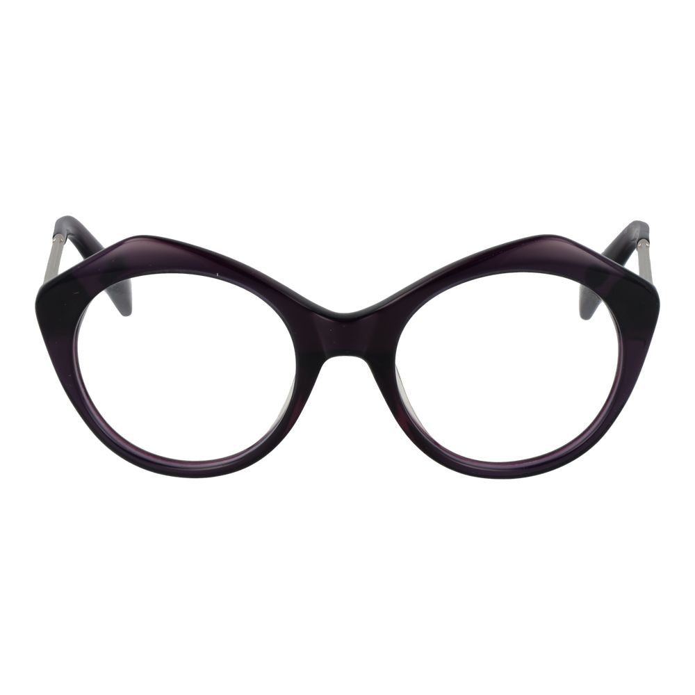 Yohji Yamamoto Purple Metal & Plastic Glasses Frames