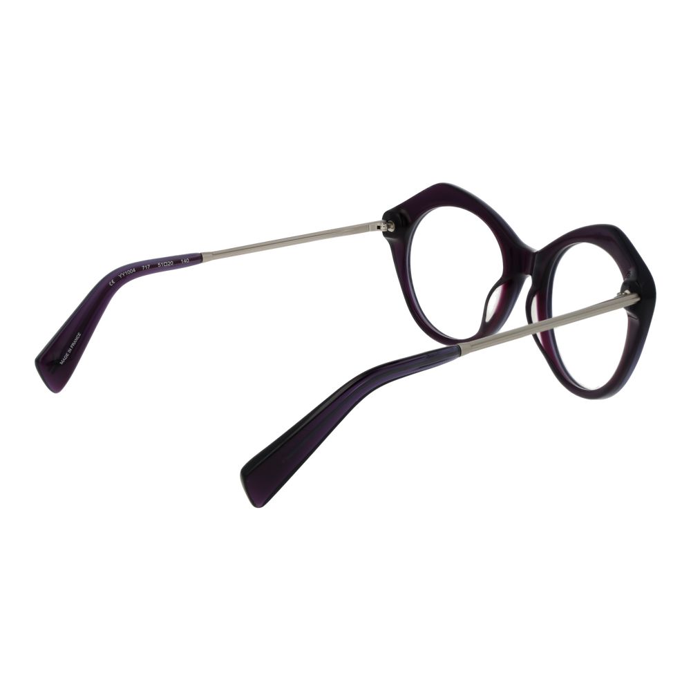 Yohji Yamamoto Purple Metal & Plastic Glasses Frames