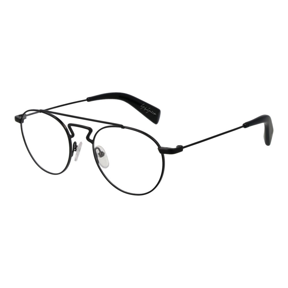 Yohji Yamamoto Black Metal Glasses Frames Yohji Yamamoto