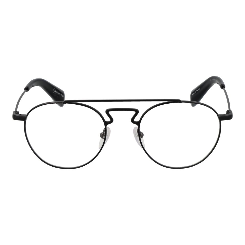 Yohji Yamamoto Black Metal Glasses Frames Yohji Yamamoto