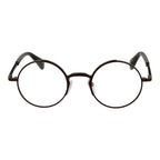 Yohji Yamamoto bronze metal glasses frames with sleek design and clear lenses, stylish eyewear for modern fashion.