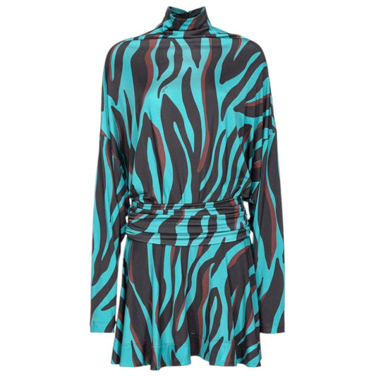 PINKO Green Viscose Dress PINKO