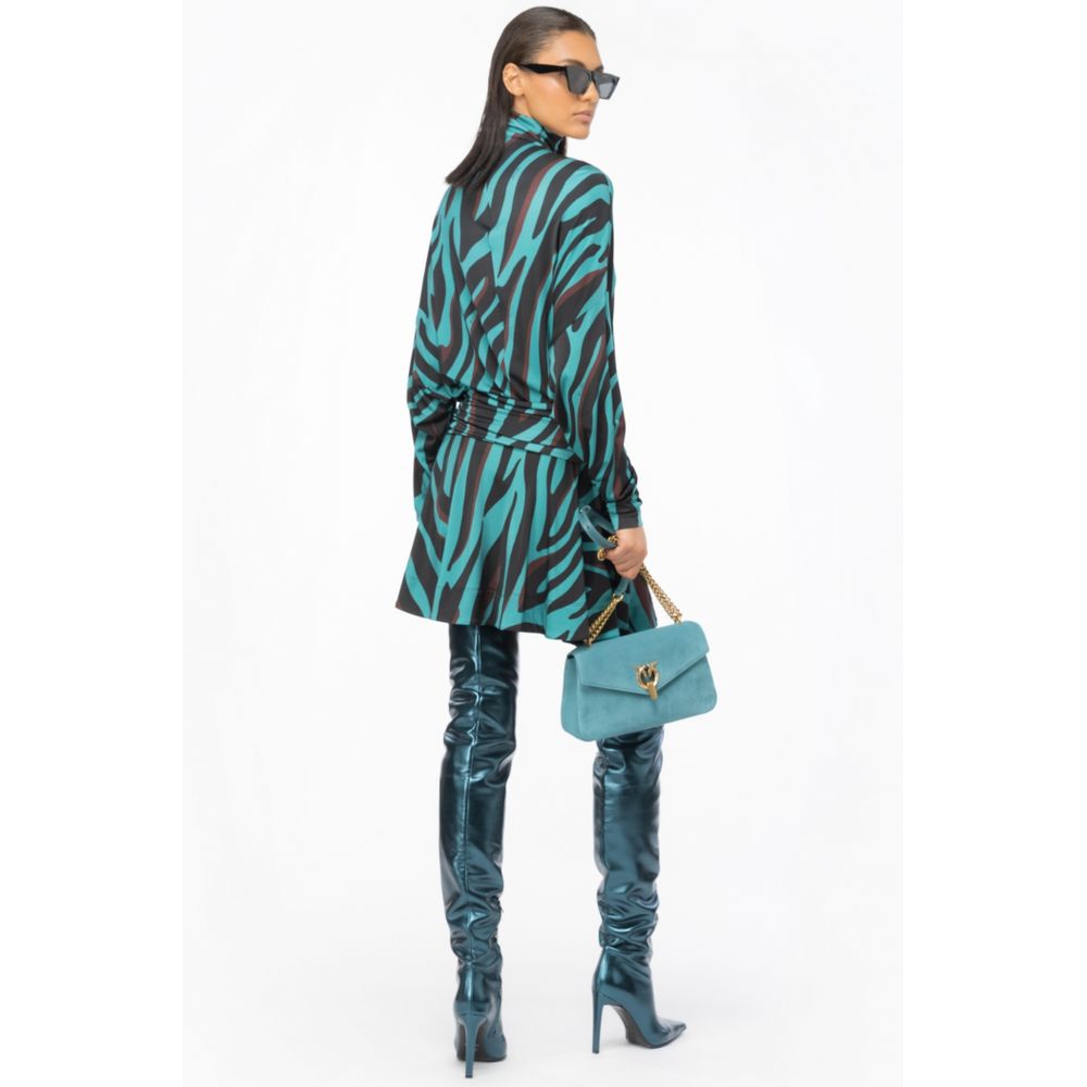 PINKO Green Viscose Dress PINKO