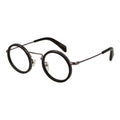 Yohji Yamamoto Brown Metal & Plastic Glasses Frames Yohji Yamamoto