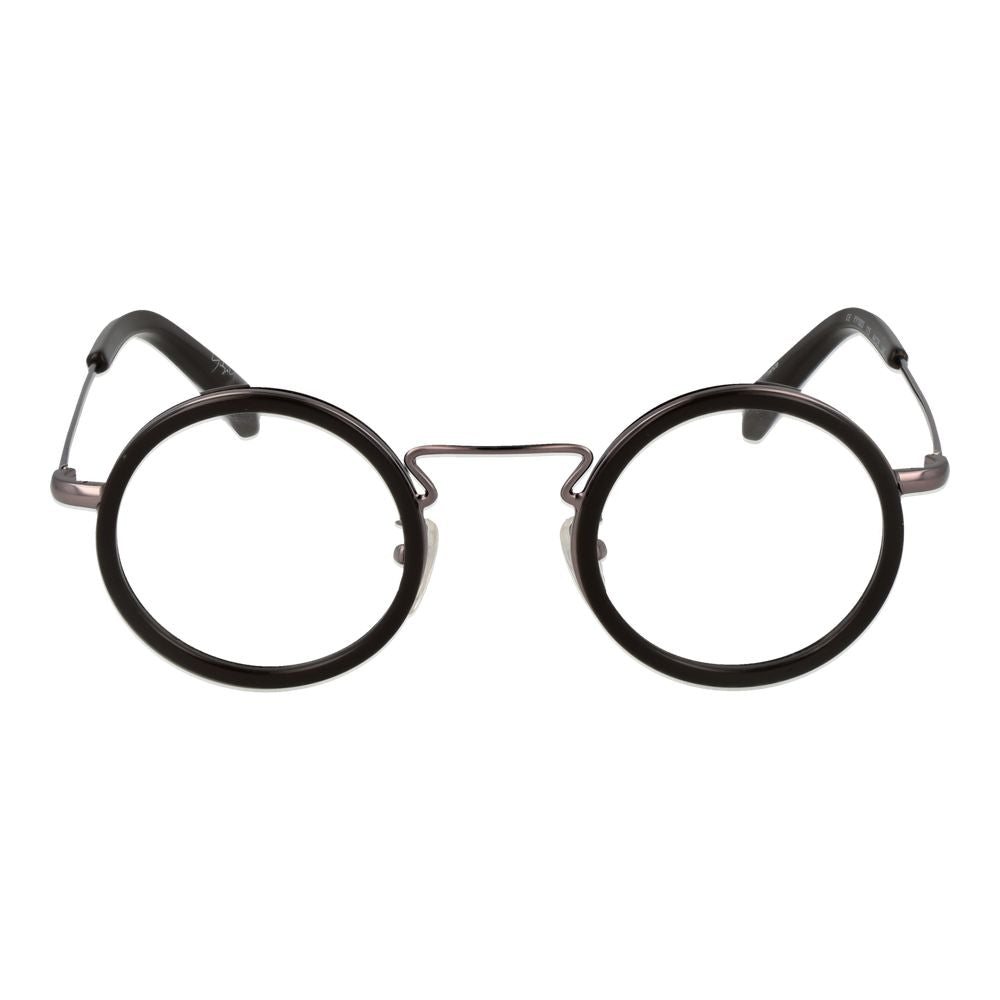 Yohji Yamamoto Brown Metal & Plastic Glasses Frames Yohji Yamamoto