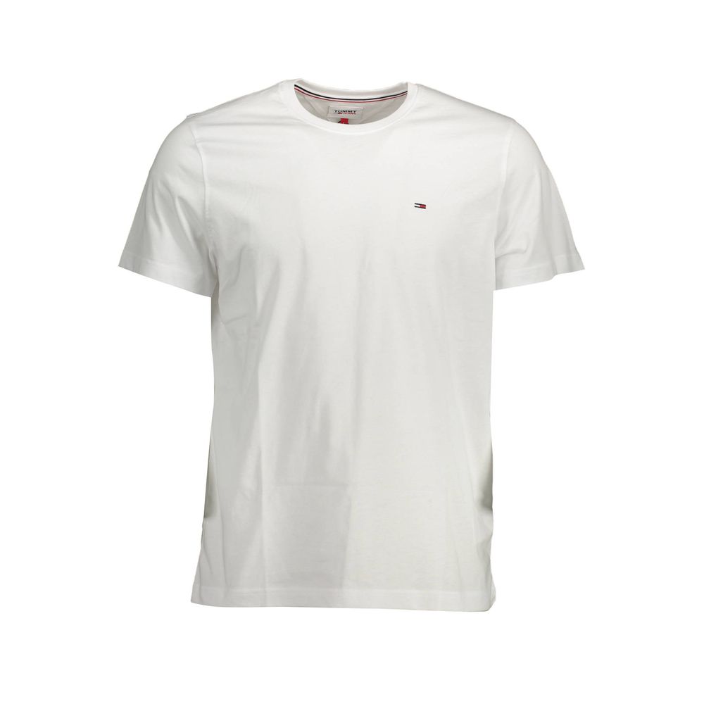 Tommy Hilfiger White Cotton T-Shirt Tommy Hilfiger