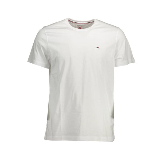 Tommy Hilfiger White Cotton T-Shirt Tommy Hilfiger