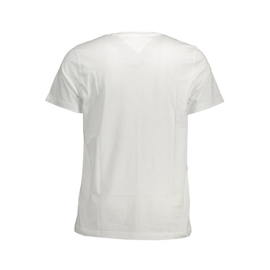 Tommy Hilfiger White Cotton T-Shirt Tommy Hilfiger