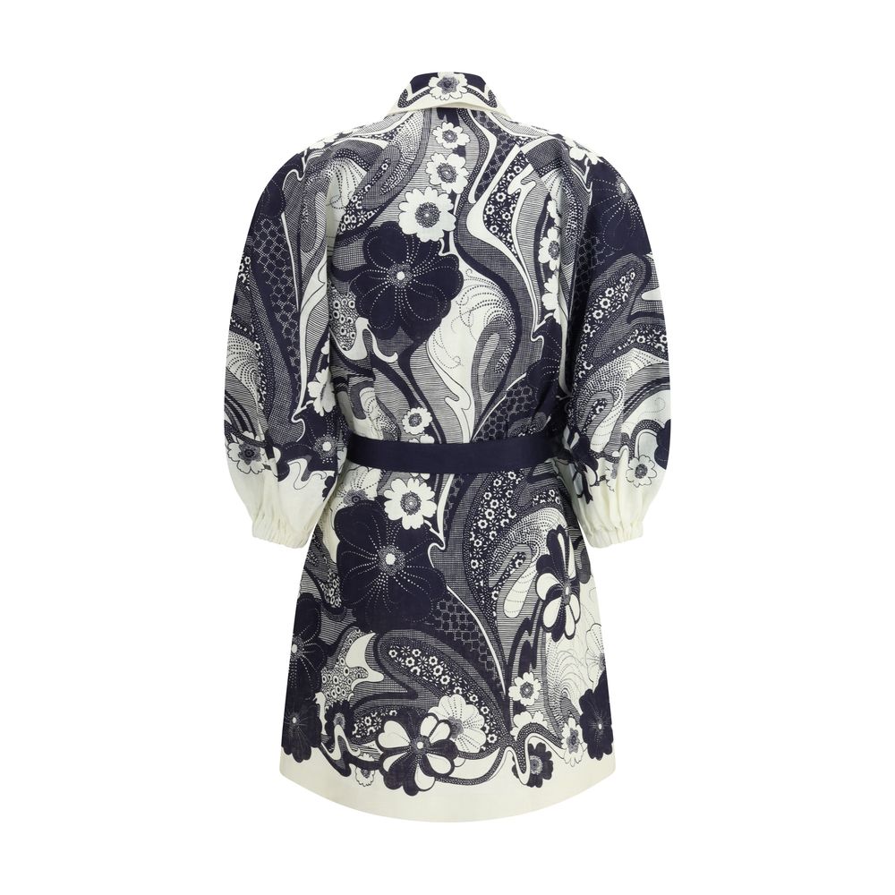 Alemais Multicolor Linen Casual Dress Alemais