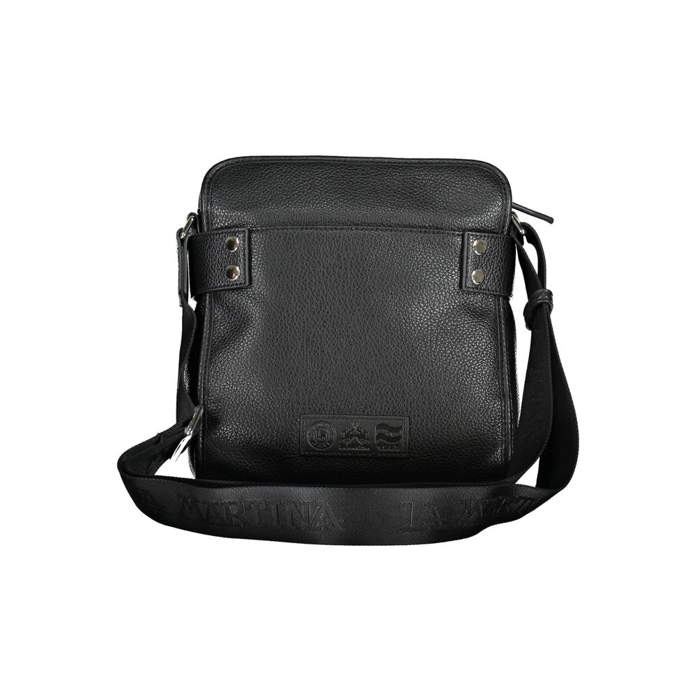 La Martina Black Polyethylene Shoulder Bag La Martina