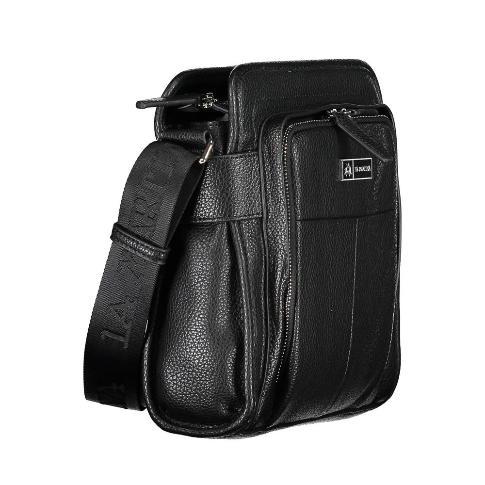La Martina Black Polyethylene Shoulder Bag La Martina