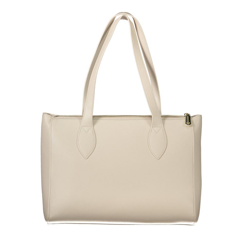 Mario Valentino Bianco Poliuretano Women Shoulder Bag Mario Valentino