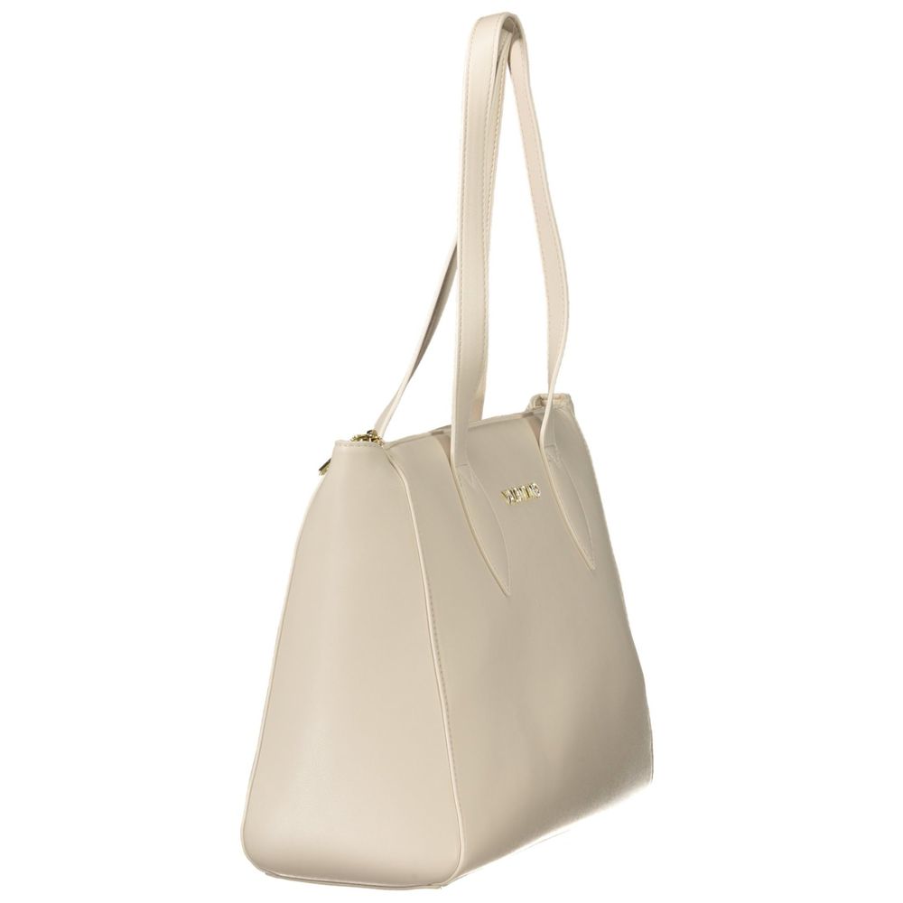 Mario Valentino Bianco Poliuretano Women Shoulder Bag Mario Valentino